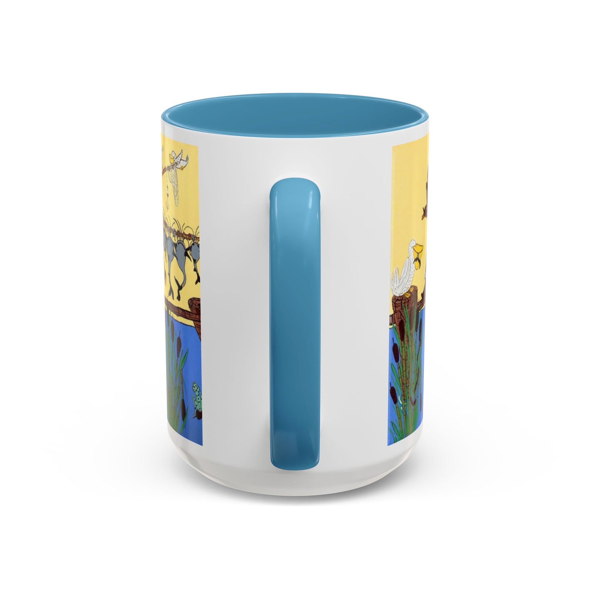 Vibrant Accent Coffee Mug with Artistic Farm Scene, Unique Gift for Farmers, Cozy Mornings, Home Decor, 11oz & 15oz