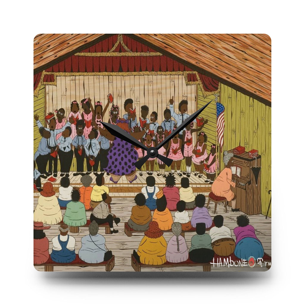 Artistic Acrylic Wall Clock with Vibrant Cultural Scene, Perfect for Home Decor, Gift for Art Lovers, Unique Wall Art, Living Room [...]