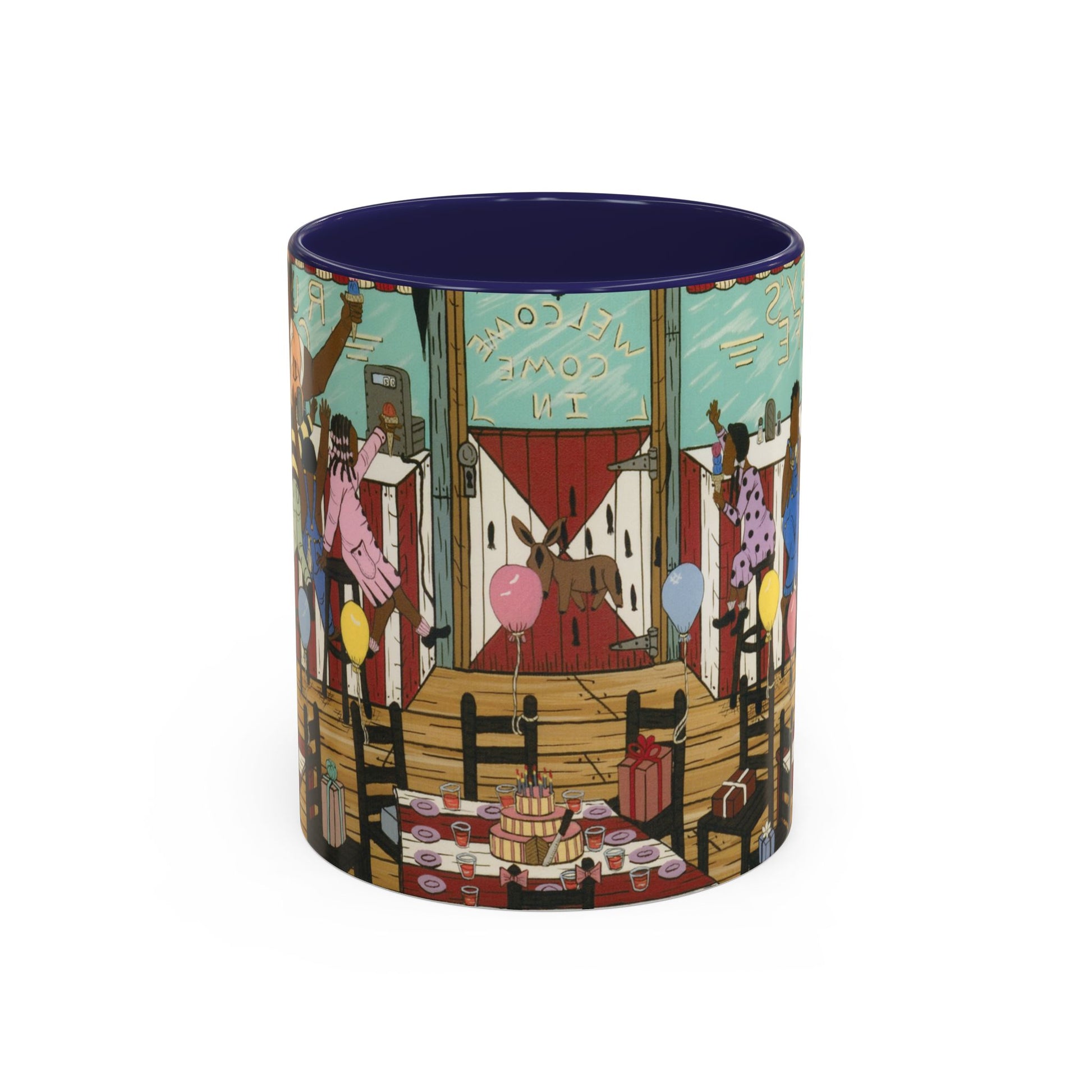 Vibrant Celebration Coffee Mug | Fun Party Decor | Unique Gift for Birthdays, Family Gatherings, Coffee Lovers, Home Office